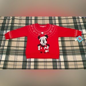Toddler Disney Mickey Mouse Christmas Sweatshirt 4T
